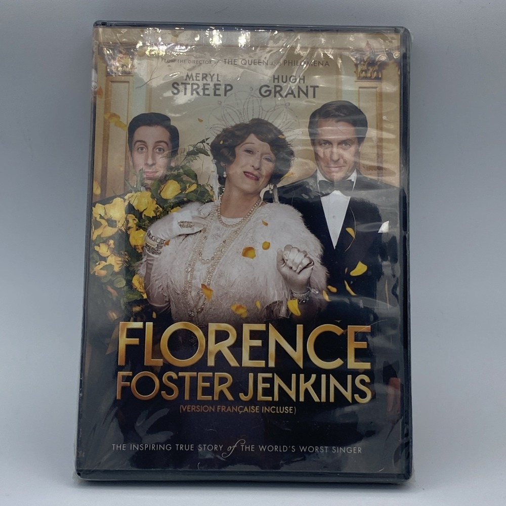 Florence Foster Jenkins (DVD, 2016) New Sealed Bilingual Meryl Streep Hugh Grant